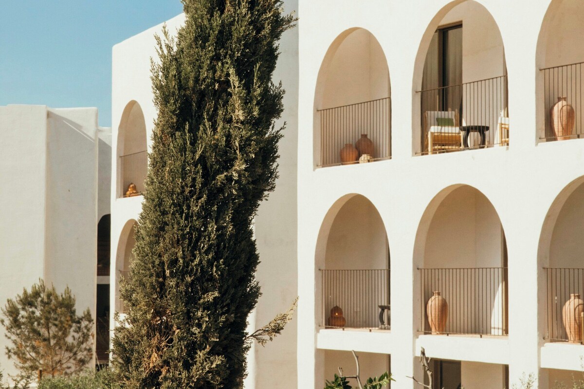 Uitzicht vanuit accommodatie