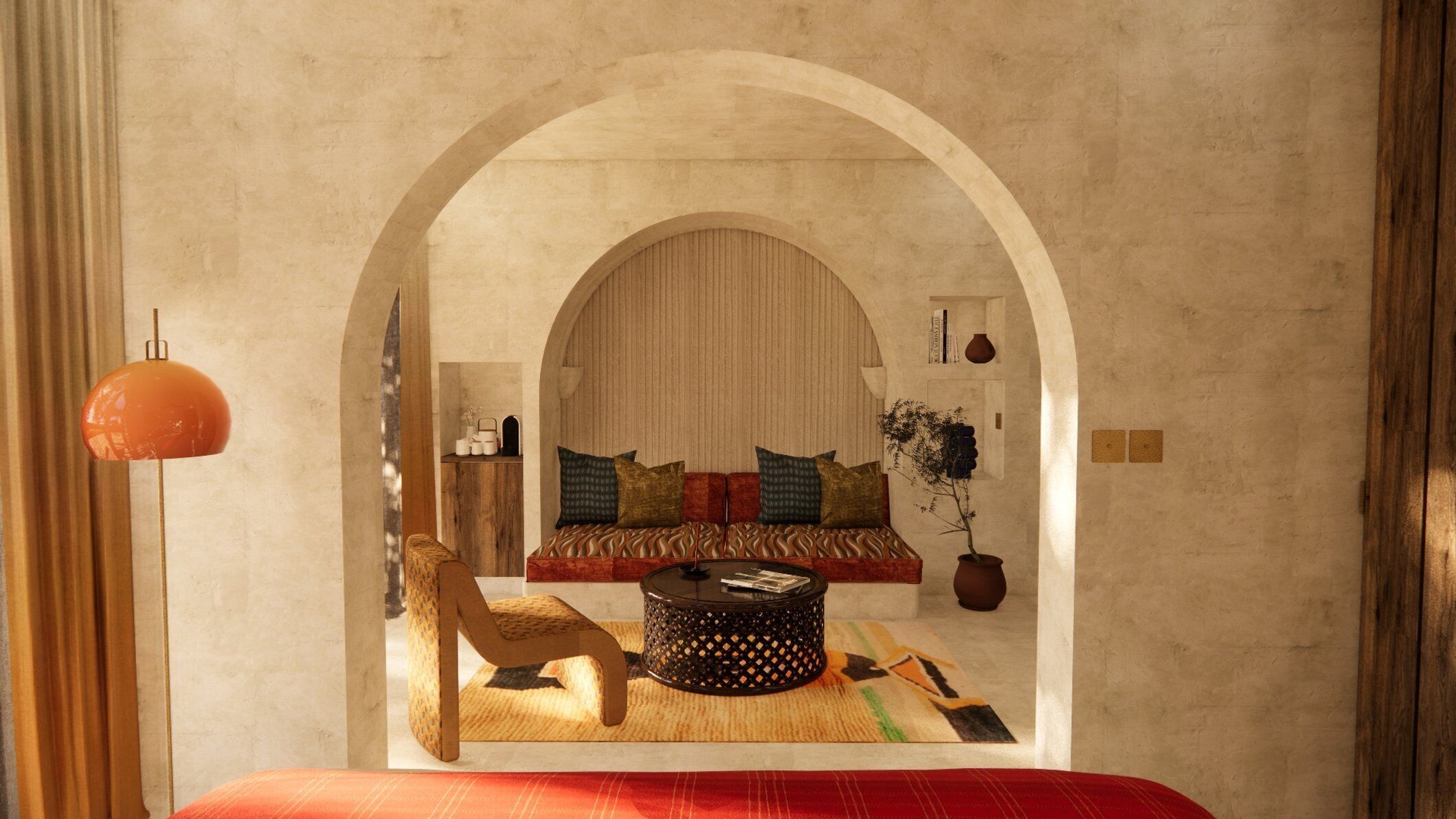 Una televisión de pantalla plana