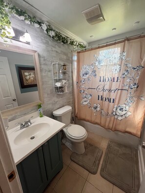 Towels, soap, toilet paper