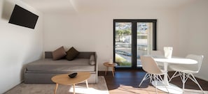 Apartment, 1 Schlafzimmer, Stadtblick | Wohnbereich