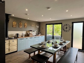 Maison Confort, patio | Cuisine privée