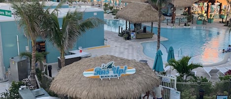 Piscine extérieure, piscine chauffée
