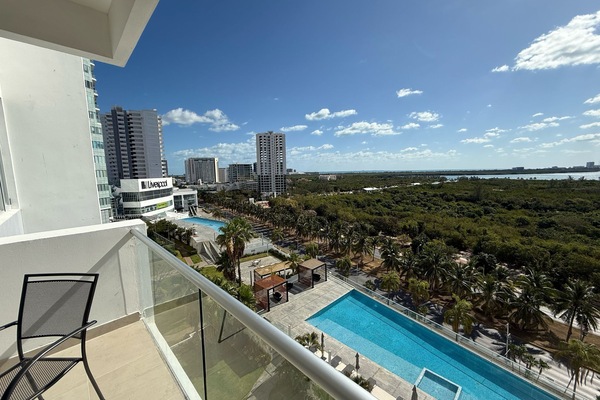 Balcony Downtown View