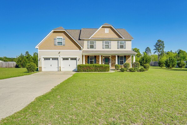 House (4 Bedrooms) | Front of property - 18 Mi to Pinehurst: Quiet + Spacious Family Home! (Five Points)