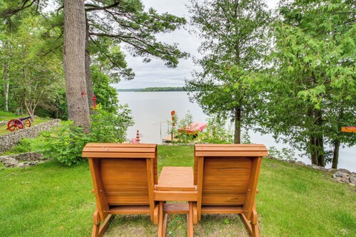 Dock, Deck & Fire Pit: Lakefront Home in Walker!