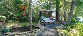 Private Dock & Deck: Tranquil Dam Pond Cottage!