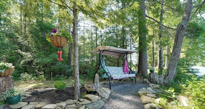 Private Dock & Deck: Tranquil Dam Pond Cottage!