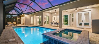 Modern Luxury Home • 5 Minutes to Beach • Heated Pool & Spa