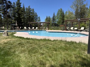 Una piscina riscaldata