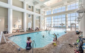 Indoor pool, a heated pool