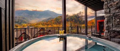 Indoor pool, a heated pool