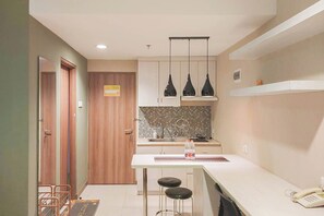 Standard Studio, 1 Bedroom (Apartment) | Private kitchen - Good and Homey Studio at Student Park Yogyakarta Apartment (Depok)