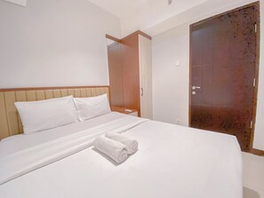 Apartamento standard, 2 quartos (Apartment) | 2 quartos, roupa de cama