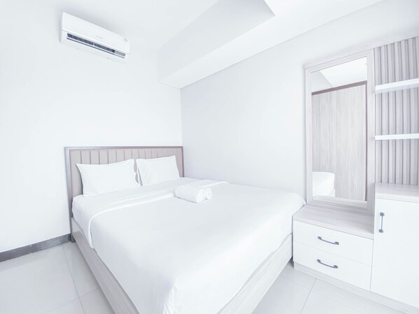 Apartamento standard, 2 quartos (Apartment) | 2 quartos, roupa de cama