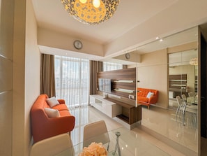Standard Apartment, 2 Bedrooms (Apartment) | Living room - Comfortable and Elegant 2BR at Linden Apartment (Surabaya)