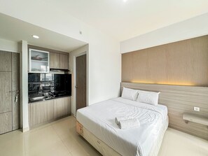Interior - Tiny Studio with Pool View at Taman Melati Surabaya Apartment (Surabaya)