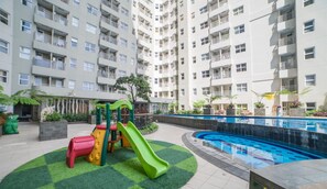 Children’s play area – outdoor - Cozy and Simply 2BR Apartment at Parahyangan Residence (Bandung)