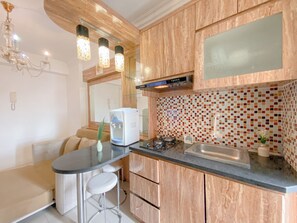 Standard Apartment, 1 Bedroom (Apartment) | Private kitchen - Best Deal and Modern Style 2BR Apartment Bassura City (Jakarta)