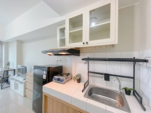 Standard Studio, 1 Bedroom (Apartment) | Private kitchen - Comfy Studio at Springlake Summarecon Bekasi Apartment (Bekasi)