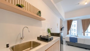 شقة إستديو عادية - غرفة نوم واحدة (Apartment) | مطبخ خاص