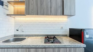 Standard-studio, 1 makuuhuone (Apartment) | Yksityinen keittiö