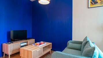 TV, DVD player, stereo