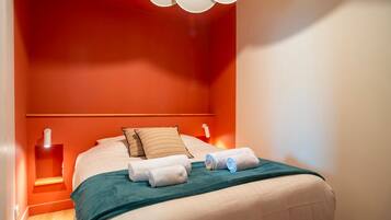 1 chambre, fer et planche Ă repasser, Wi-Fi gratuit, draps fournis