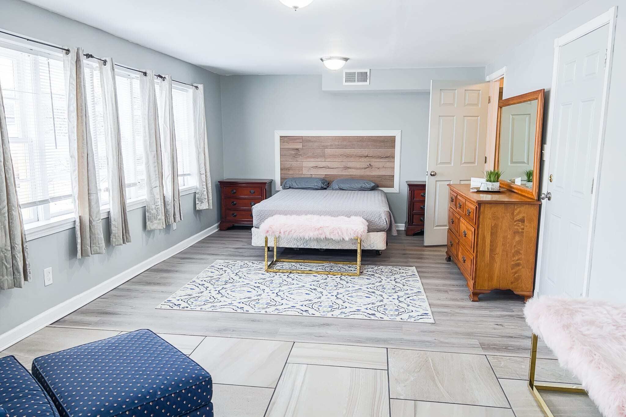 3 dormitorios, tabla de planchar con plancha, cuna de viaje y wifi