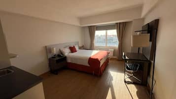 Deluxe Double Room, City View | Desk, iron/ironing board, free WiFi, wheelchair access