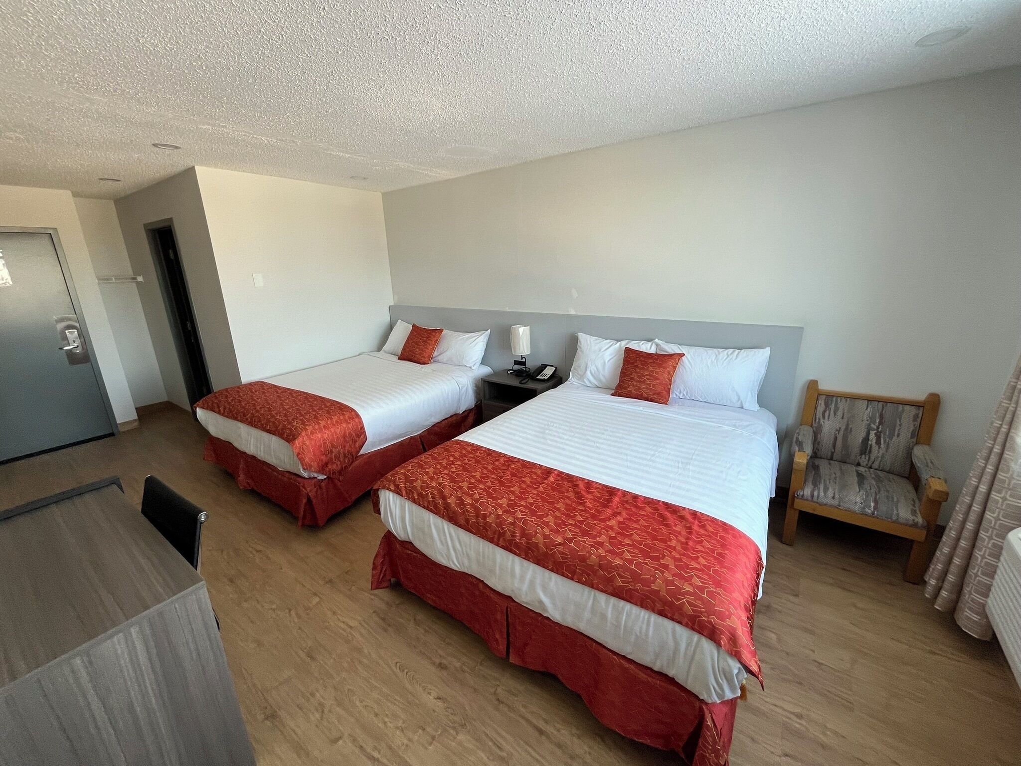 Desk, iron/ironing board, free WiFi, bed sheets