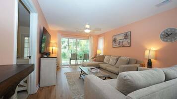 Smart TV, fireplace, offices