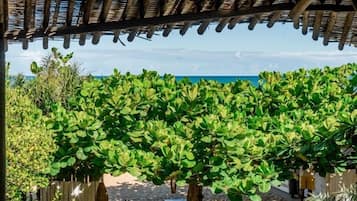 Deluxe Double or Twin Room, Lanai, Beach View | Terrace/patio