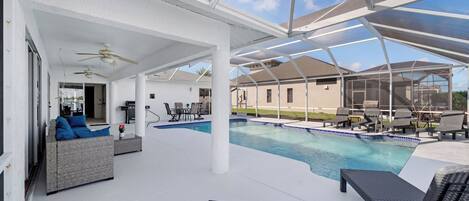 Indoor pool, a heated pool