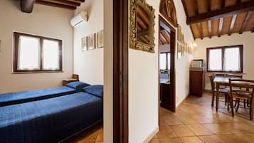 2 makuuhuonetta, ilmainen Wi-Fi, vuodevaatteet