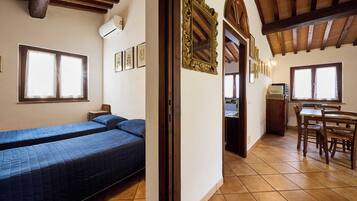 2 habitaciones, wifi gratis y ropa de cama