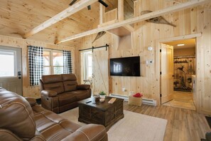 TV connectée, cheminée