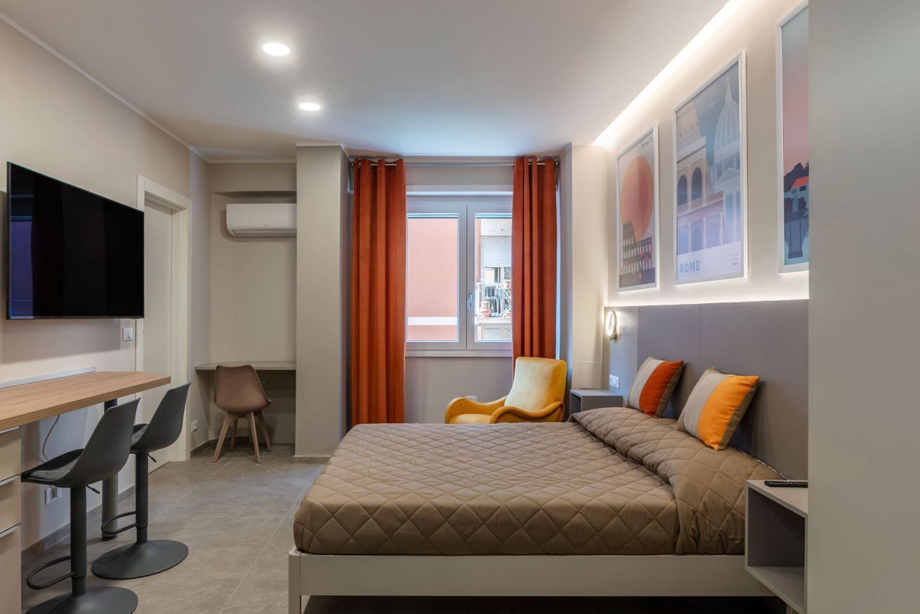 1 chambre, bureau, fer et planche à repasser, Wi-Fi