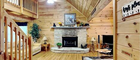 スマートテレビ、暖炉