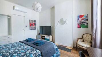 Căn hộ | 1 phòng ngủ, bộ trải giường