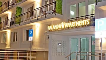 Front of property – evening/night