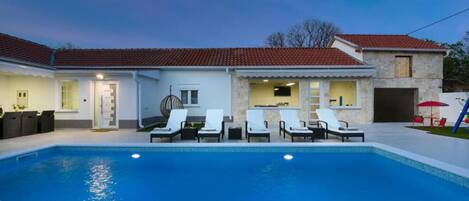 Piscine chauffée