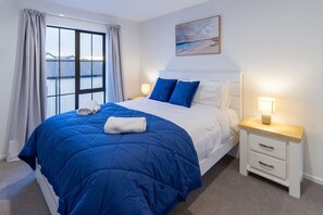 2 bedrooms, iron/ironing board, travel crib, free WiFi