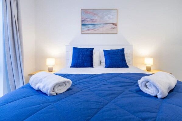 2 bedrooms, iron/ironing board, travel crib, free WiFi