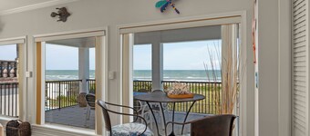 Luxury Beachfront Home w/ private beach access & private heated pool!
