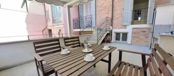 Central, just steps from the sea