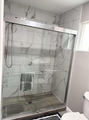 Towels, soap, toilet paper