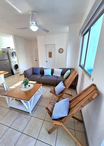 - Walking Distance 
2-bedroom apartment with AC, WiFi in Tamarindo Beach