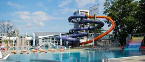 2 indoor pools, seasonal outdoor pool