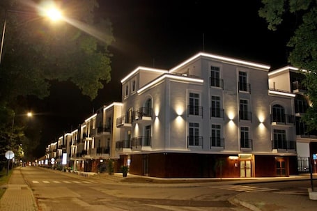 Front of property - evening/night