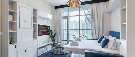 1 غرفة نوم ومكتب ومكواة/لوح كي وواي فاي مجانًا